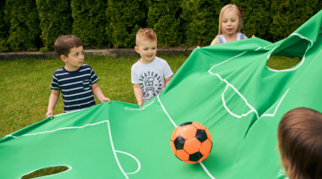 Hra zručnosti s loptou, futbal