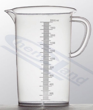 02-811104 - Odmerka s výlevkou a rukoväťou, 2 litre