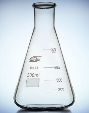 08-231.202.06 - Banka Erlenmeyer, s úzkym hrdlom, s meradlom 250 ml