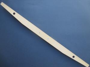 TR131 - Pravítko s gumenou podložkou, drevené, tabuľové, 100 cm